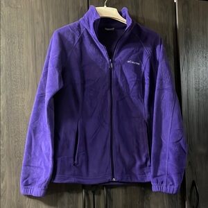 Columbia Purple Fleece Pullover size large
